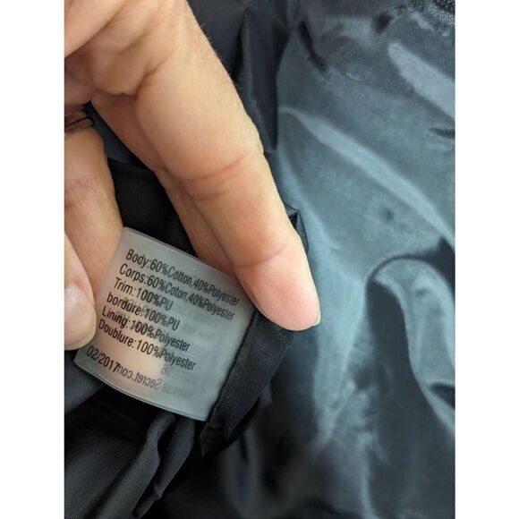 Victoria's Secret Women's Off-White Canvas Supermodel Chain Embellished Tote Bag - Picture 8 of 8